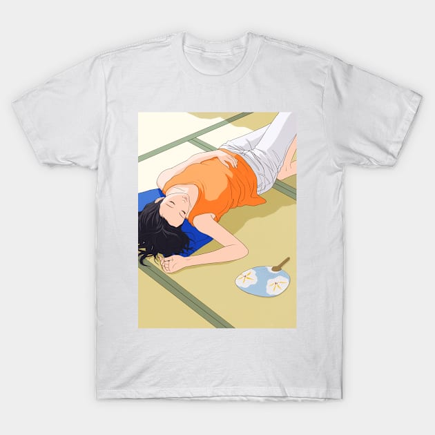 Sleeping T-Shirt by saitmy